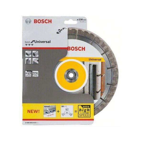 Bosch Tarcza tnąca diamentowa Best for Universal 230 x 22mm - 2608603633