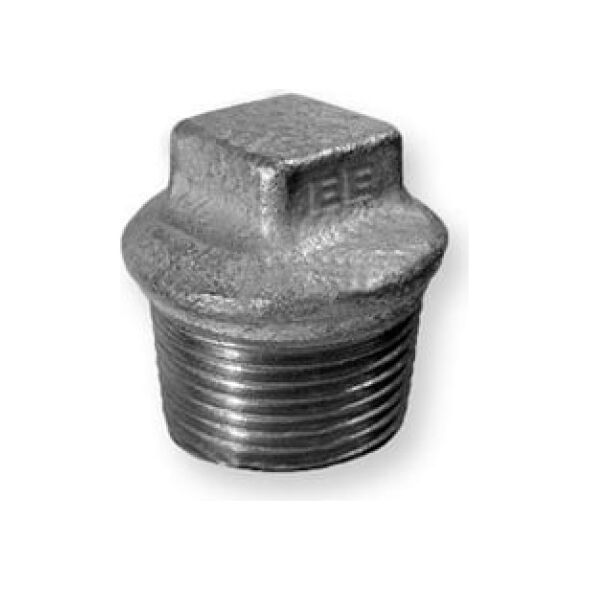 Odlewnia Zawiercie Korek z obrzeżem T9 5/4" ocynk - 13848