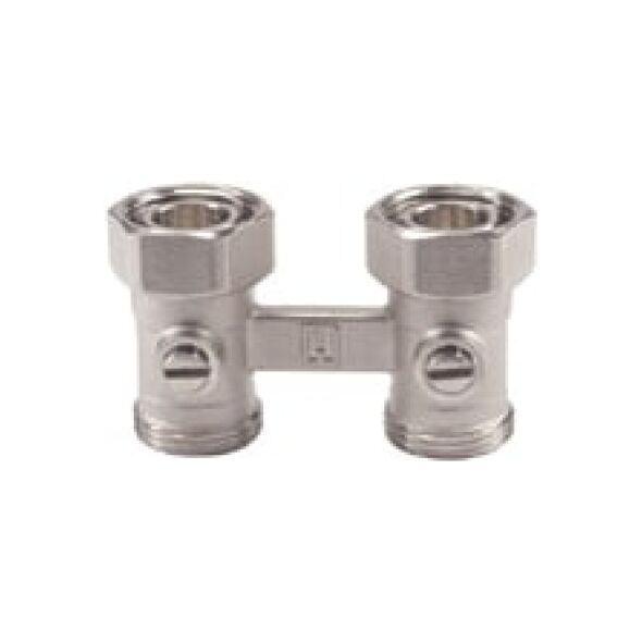 Honeywell Zawór podwójny odcinający do grzejników kompaktowych uszczelnienie stożkowe 3/4" - V2495DX020