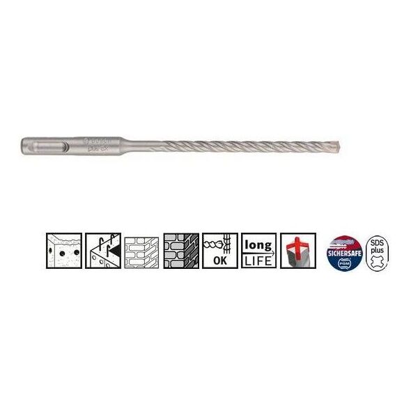 Wiertło Bosch BOSCH WIERTŁO SDS PLUS-5X 5,5 x 210mm 4-OSTRZOWE B2608833776 - 2608833776