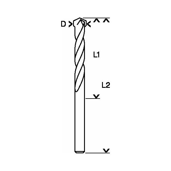 Wiertło Bosch walcowe 6,5mm (B2608596061)