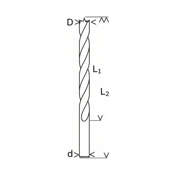 Wiertło Bosch do drewna kręte walcowe 7mm  (2608596304)