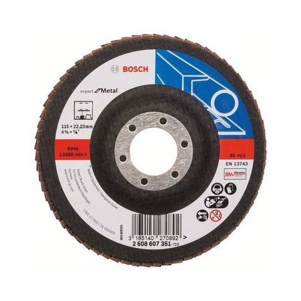 Bosch Listkowa tarcza szlifierska X551 P120 115mm (2608607352)