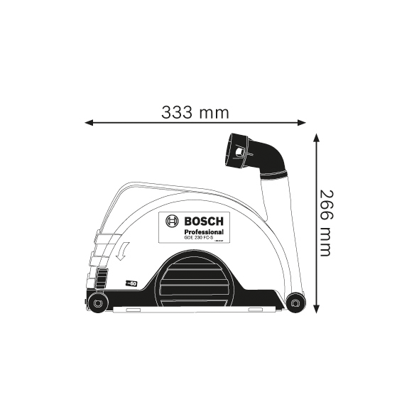 Bosch Pokrywa odsysająca GDE 230 FC-S (1600A003DL)