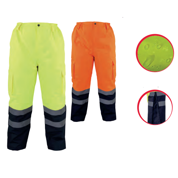 Lahti Pro Spodnie zimowe do pasa ostrzegawcze rozmiar XXXL pomarańczowe (L4100106)
