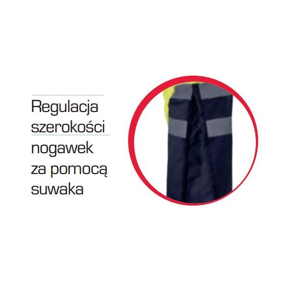 Lahti Pro Ogrodniczki ostrzegawcze zimowe żółte M (L4110302)