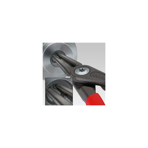 Knipex Szczypce do pierścieni osadniczych wewnętrzne proste 225mm (4811J3)