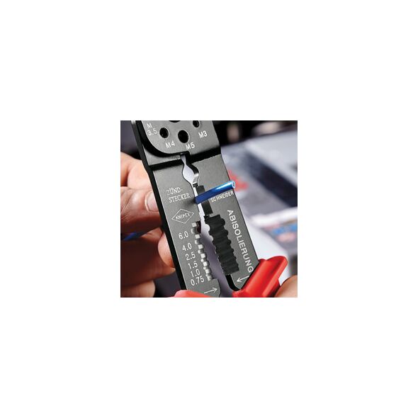 Knipex Szczypce do zagniatania końcówek nieizolowanych 230mm (9721215C)