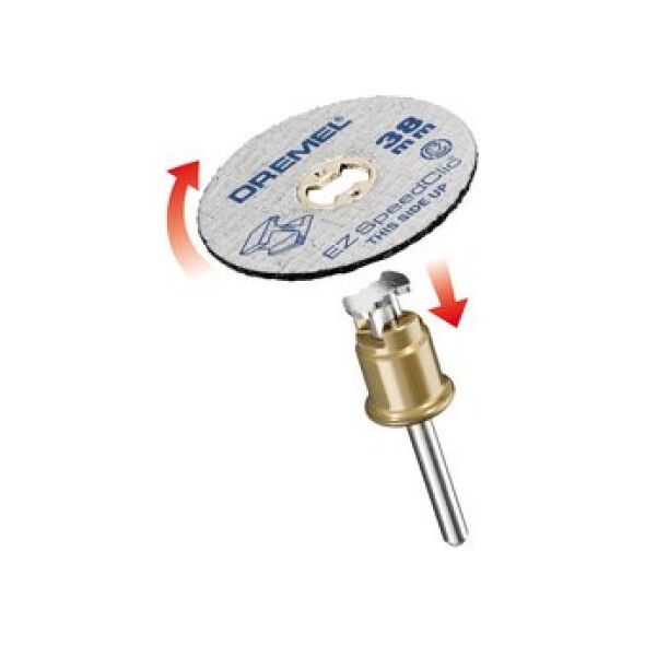 Dremel Zestaw startowy EZ SpeedClic 2 tarcze + trzpień (2615S406JC)