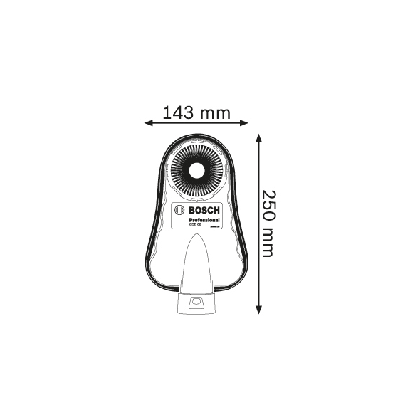 Bosch Przystawka do odsysania pyłu GDE 68 Professional (1600A001G7)