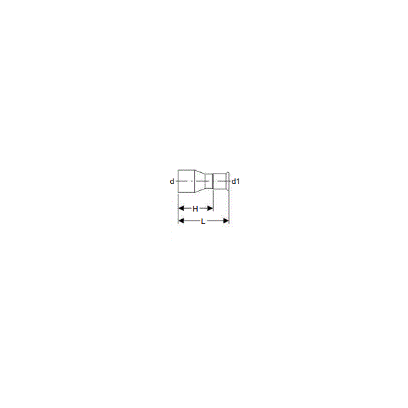 Geberit Redukcja C-STAHL 54 x 18mm (22320)