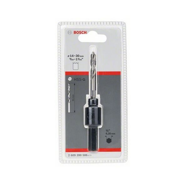 Bosch Adapter sześciokątny 1/4" do otwornic 14-40mm (2609390586)