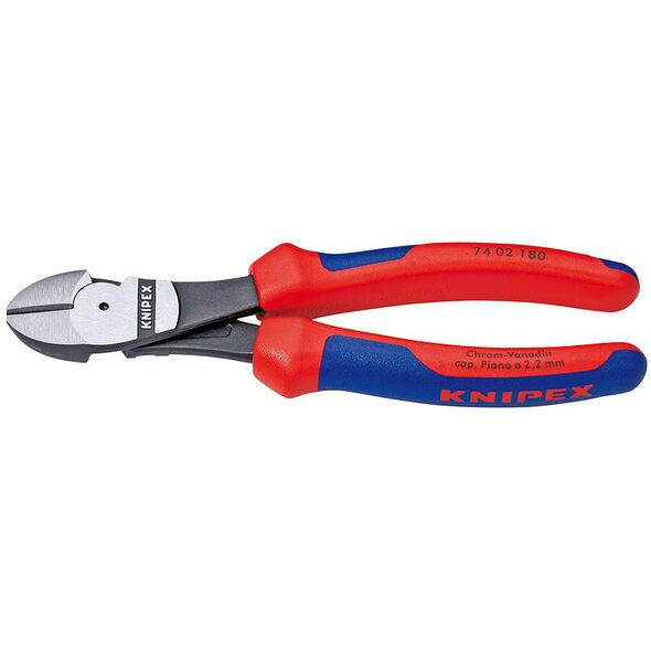 Knipex Szczypce tnące boczne o zwiększonym przyłożeniu 180mm (7402180)