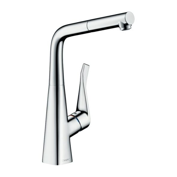 Bateria kuchenna Hansgrohe Metris stojąca chrom (14821000)