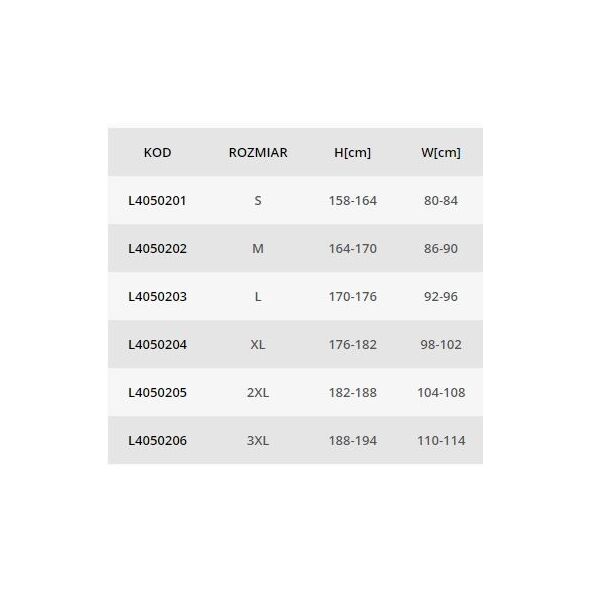 Lahti Pro Spodnie ochronne do pasa z pasami odblaskowymi XL (L4050204)