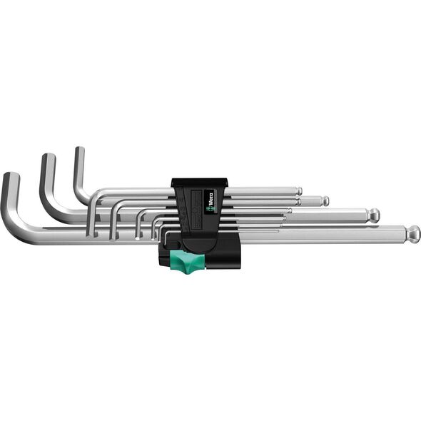 Wera Zestaw kluczy imbusowych hex typ L 1,5-10mm z kulką 9szt. (05022087001)