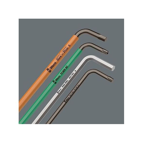 Wera Zestaw 3950/9 kluczy Hex-Plus Stainless 1 ze stali nierdzewnej, metrycznych (05022720001)