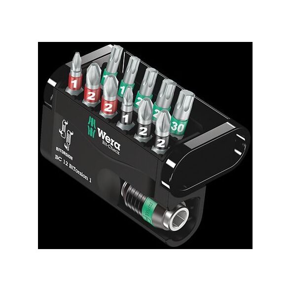 Wera Zestaw Bit-Check 12 BiTorsion 1 12 elementów z uchwytem rapidaptor (05057420001)