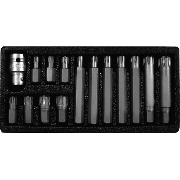 Pro-Line Zestaw bitów 3/8" 1/2" Ribe Torx 42 elementy (10747)