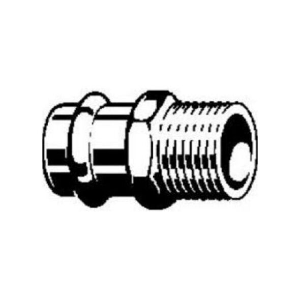 Viega Złączka przejściowa 18mm x 3/4" brąz (628 727)