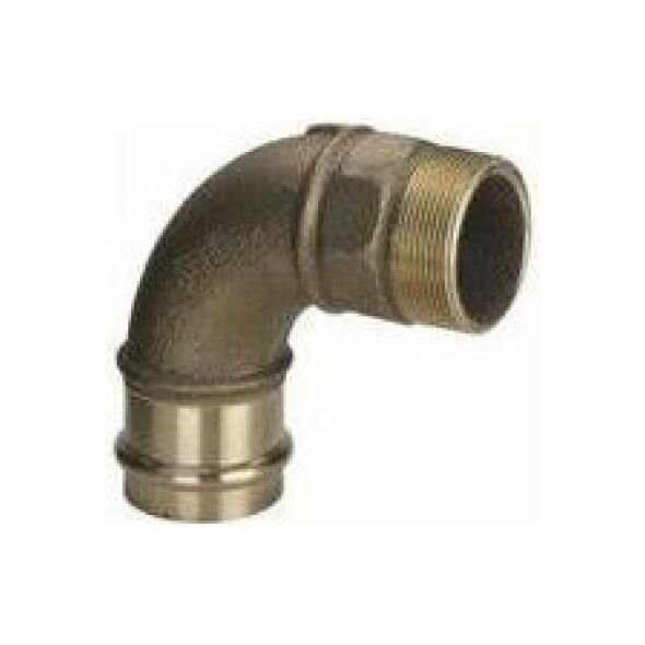 Viega Łuk przejściowy 90° 15mm x 1/2" brąz (112 950)