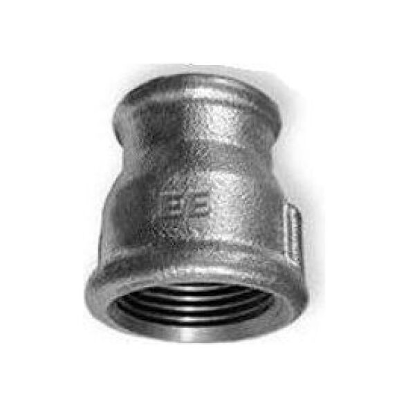 Odlewnia Zawiercie Mufa redukcyjna M2 3/4 x 1/2" czarna
