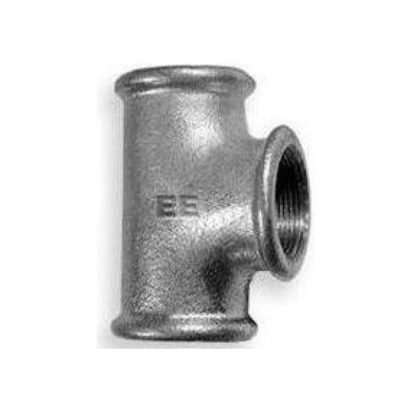 Odlewnia Zawiercie Trójnik zwężkowy 6/4 x 1/2 x 6/4" czarny