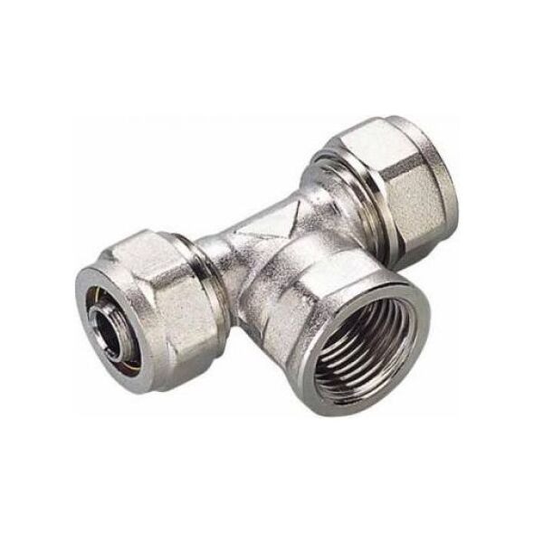 Trójnik PEX-AL-PEX 1/2" x 16 x 16mm gwint wewnętrzny