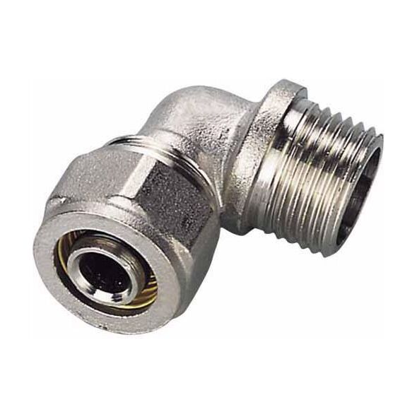 Kolano Pex-AL-PEX 1/2" x 16mm gwint zewnętrzny