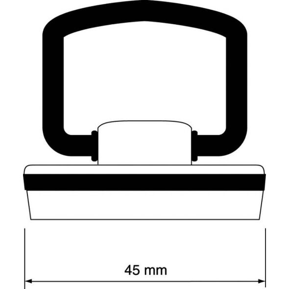 Syfon McAlpine Korek chromowy 45mm z uchwytem (CP2H)