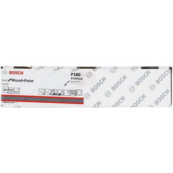 Bosch Papier ścierny C470 granulacja 180 25szt. (2608621031)