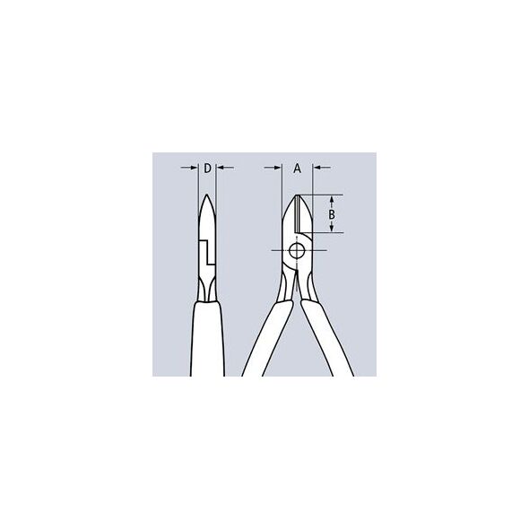 Knipex Szczypce tnące boczne 125mm (76 12 125)