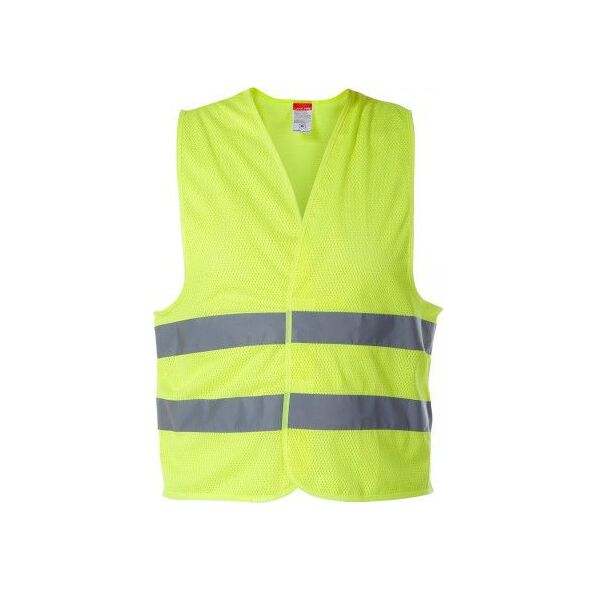 Lahti Pro Kamizelka siatkowa z paskami odblaskowymi żółta XXXL (L4130506)