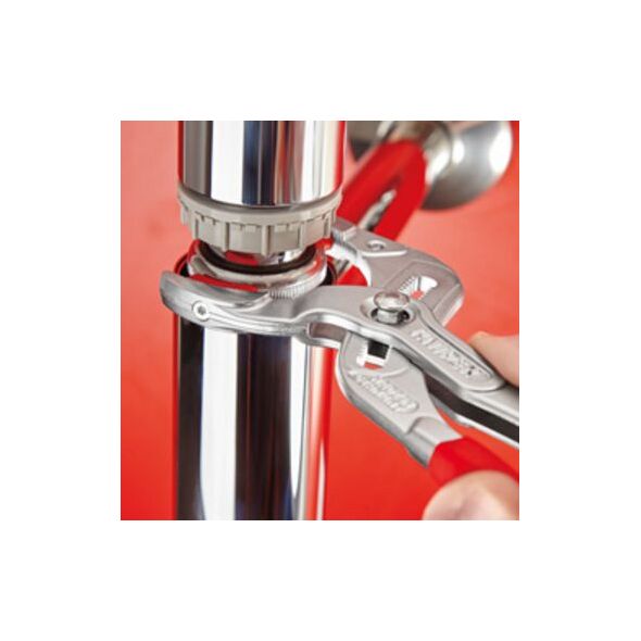 Knipex Szczypce do syfonów sanitarnych i złączy rękojeść antypoślizgowa 25 - 80mm (81 03 250)