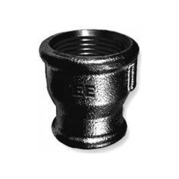 Odlewnia Zawiercie Mufa redukcyjna 11/2 x 3/4" czarny