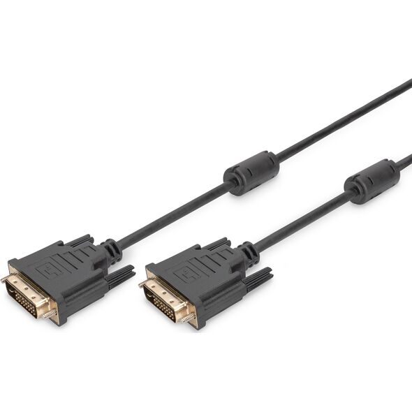 Kabel Digitus DVI-D - DVI-D 3m czarny (AK-320101-030-S)