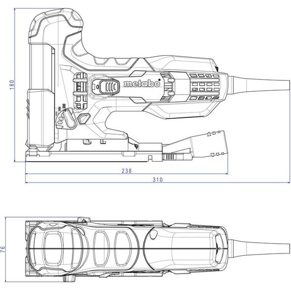 Wyrzynarka Metabo STE 100 710 W