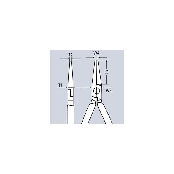 Knipex Szczypce okrągłe wydłużone izolowane 160mm (3036160)