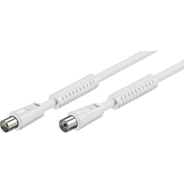 Kabel Goobay Antenowy 2.5m biały (50724)