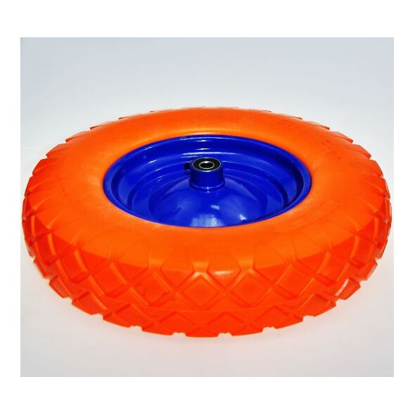 Koło do taczki pełne PU 400 x 8mm (71024)