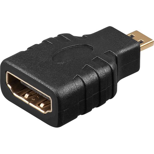 Adapter AV Goobay HDMI Micro - HDMI czarny (68842)