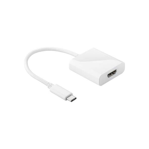 Adapter USB Goobay 66259 USB-C - HDMI Biały  (66259)