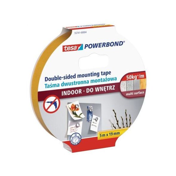 Tesa Taśma montażowa do wnętrz przezroczysta 5m x 19mm (H5574104)