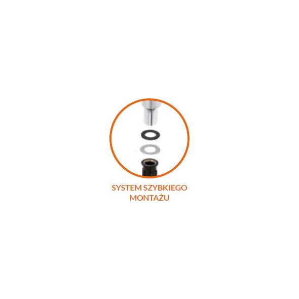 Bateria kuchenna Invena Dokos stojąca chrom (BZ-19-001)
