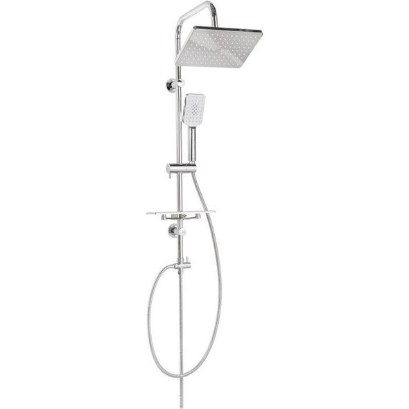 Zestaw prysznicowy Invena Nyks z deszczownicą chrom (AU-32-001)