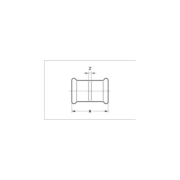 SANHA Mufa miedziana Press Gas 18mm (11027018)