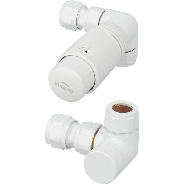 Invena Zestaw termostatyczny OSIOWY 1/2" biały (CD-25-B15)