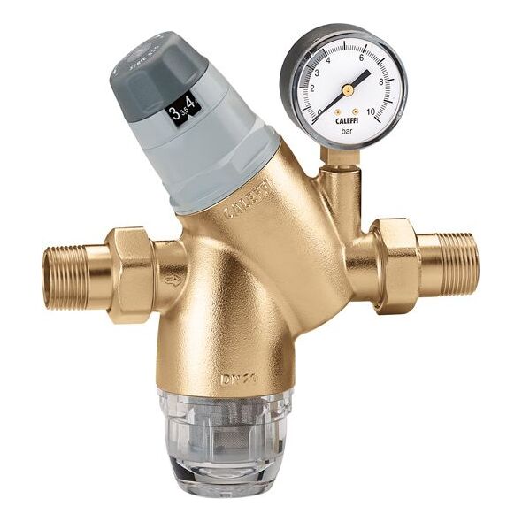 Caleffi Regulator ciśnienia z wymiennym wkładem z manometrem 3/4" (535151)