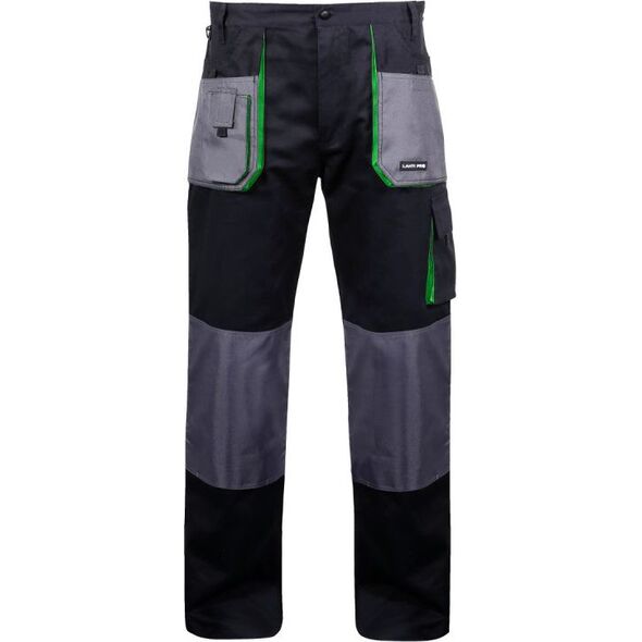 Lahti Pro Spodnie robocze bawełniane czarno-zielone rozmiar XXXL (L4050660)
