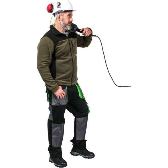 Lahti Pro Bluza polarowa zielono-czarna rozmiar M (L4011602)